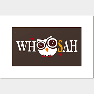 Whoosah Owl Posters and Art